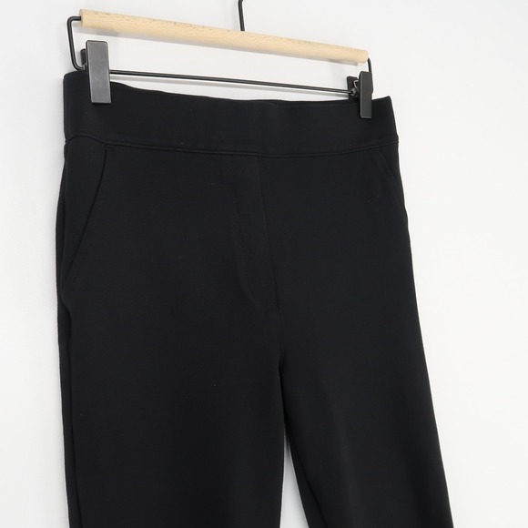 Spanx Kick Flare Ponte Pants Womens M Tall Black Pull On Stretch High Rise - Picture 2 of 12